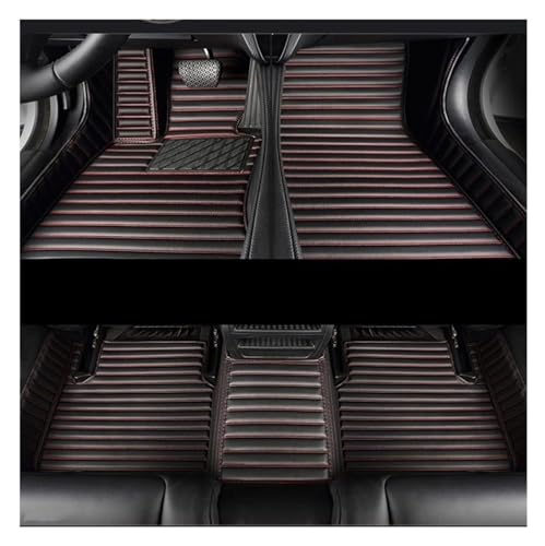 Tapis de sol voiture en cuir PU pour ML Classe W166 2012-2016