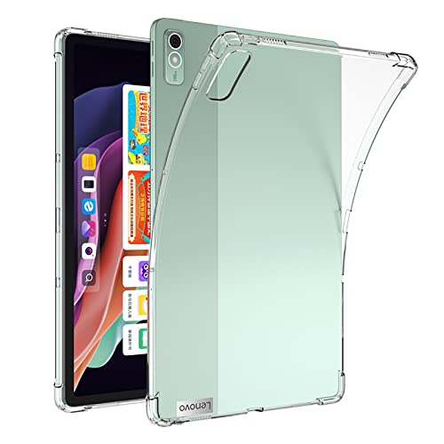GMUJIAO Funda Compatible con Lenovo Tab P11 Gen 2 11.5 Inch,Funda Protectora Ligera a Prueba de Golpes de TPU de Cuero Suave de Silicona-Transparente