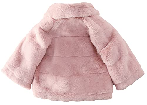 Happy Cherry Baby Girls Fur Warm Coat Cloak Overcoat Hoodies Cute Outdoor Suit3