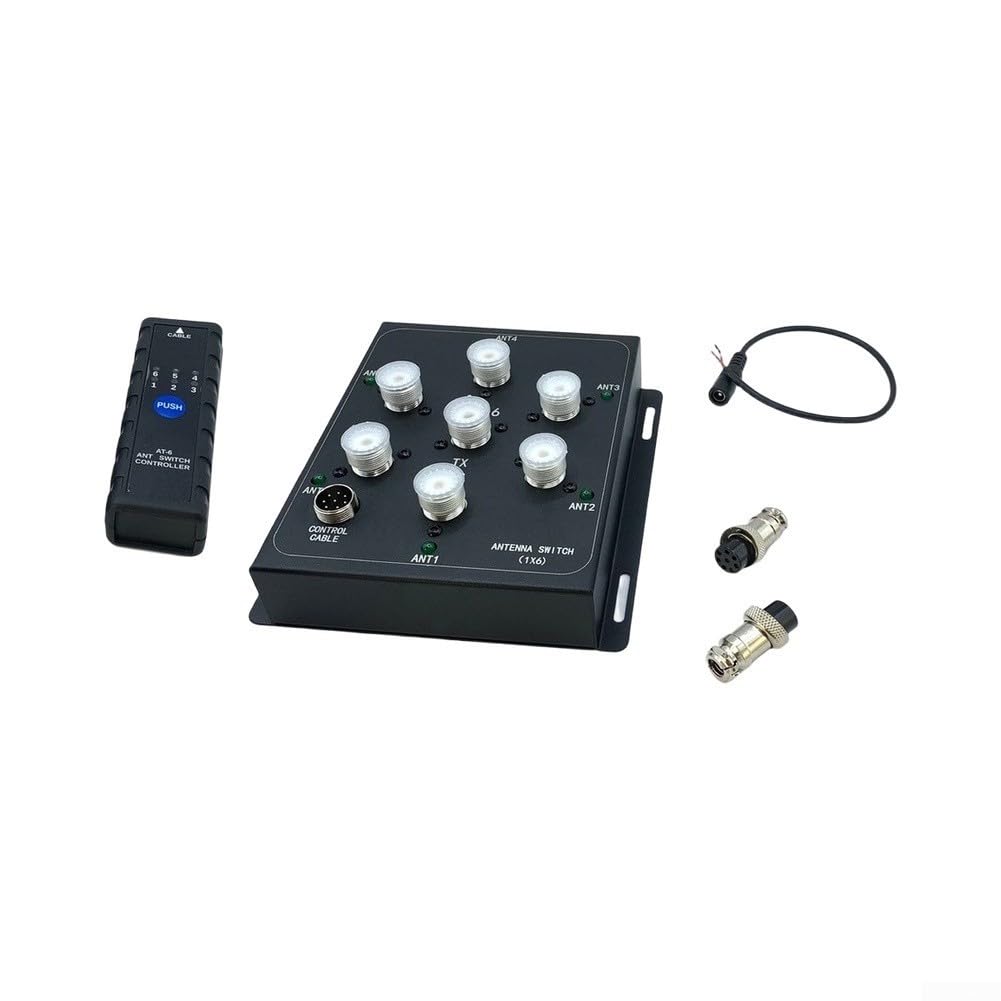 6-Kanal Koaxialumschalter SO-239 800W 6-Kanal Koaxialumschalter