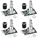 JTAREA KY-040 Rotary Encoder Module 360 Degree Switch Encoders with Knob Cap Brick Sensor Modules (Pack of 4pcs)