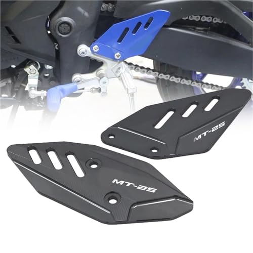 Repose-Pieds Avant pour Moto Yamaha MT25 2020-2022 Noir Protection de Pédale