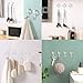 VIS'V Suction Cup Hooks, Small Shower Suction Hooks with Wipes, Heavy Duty, Removable and Reusable, Clear, 2 Pcs
