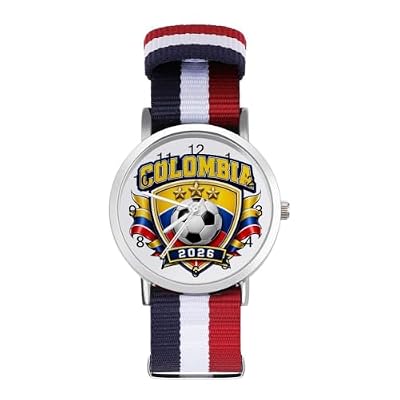 ZMYAPQO Colombia 2026 Soccer Football Watches for Men