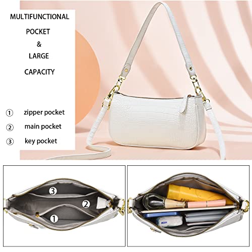 Image of Small Tote Shoulder Bags Purses for Women Retro Classic Crossbody Bags Cute Clutch Purse and Handbag