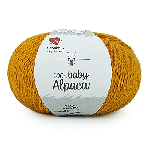 Image of Baby Alpaca, is Pure 100% Baby Alpaca Fibre. Oekotex Class 1 Certified. Pack of 2 Balls - 50gm Each. Shade no - BAC09