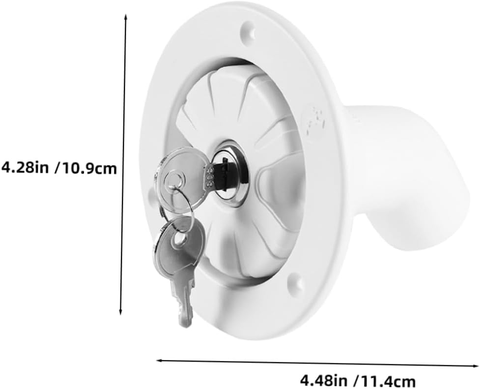 1set Rv Water Inlet Filler Cap Replacement for Motorhome Water Fill Connection Essential Rv Accessory for Convenient Refueling Trailers and Yachts
