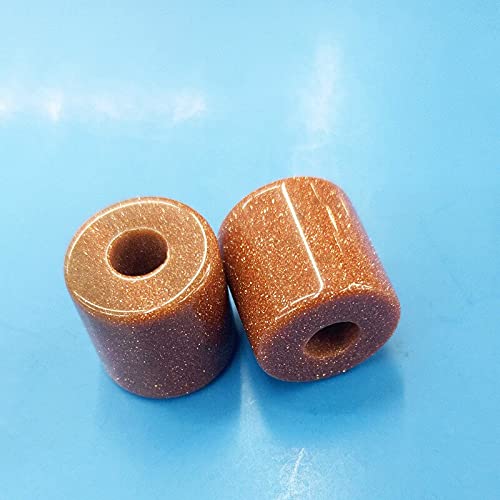 10pc/Bag Natural Stone Pendant 9 x 9mm Cylindrical Pendant Semi-Finished DIY Necklace Pendant Jewelry Accessories Charm - (Color: 8; Item Diameter: 16x16mm) Primary Stones and Minerals ( Color : 3 , S