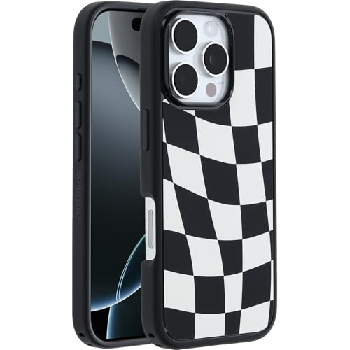 Image of OtterBox iPhone 16 Pro Symmetry Series Case - Wavy Charcoal Black -
