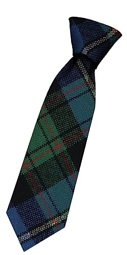 Cravate en laine garçon MacRae Hunting Tartan fabriqué en Écosse