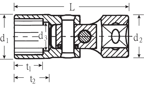 Vaso 3/8" ARTICULADO - 47 14, Multicolor - Image 4