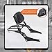 Motocicleta Acero negro Sissy Bar Sissybar Asiento trasero del pasajero Respaldo Portaequipajes...
