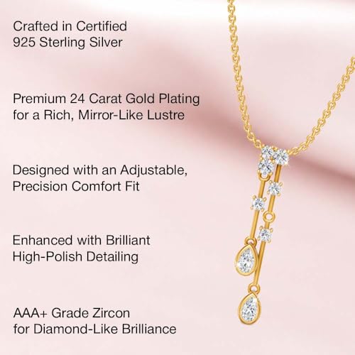 Image of Miss Highness 925 Silver Pendant Necklace for Women & Girls | Minimal Daily Wear Design | Silver Jewellery With Authenticity Certificate | Gift for Girlfriend Wife | With Chain Pendant