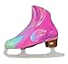 Ice Fire 1 Pair Skate Boot Covers | Durable Boot Protector for Ice/Figure/Roller Skate | Universal Size | Skating Accessory- Magenta Art