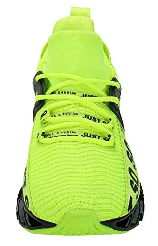 WONESION Mens Athletic Running Outdoor Shoes Blade Gym Workout Jogging Sneakers