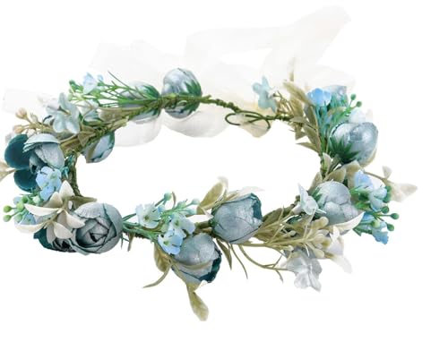 Blue Flower Crown