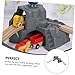 Milisten Toy Train Tracks Boys and Girls Scene Model Toy Plastic Railway Tunnel Imaginative Building