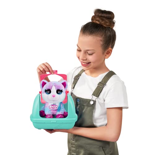 Pets Alive Pet Shop Surprise Kitty Toys for Kids by ZURU - Interactive Kids Toys with Electronic 'Speak & Repeat', Animal Playset Kitty Gifts for Girls and Kids (Series 2)