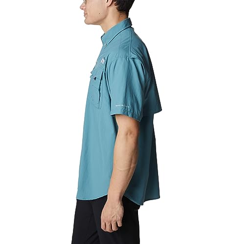 Image of Columbia Men Omni-Shade Bahama II Hiking and Trekking Short Sleeve Shirt