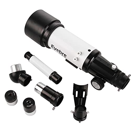 Telescopio refractor portátil para principiantes y niños miniatura 4