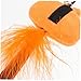 Angoily Halloween Cat Teaser Stick Pumpkin Design Interactive Funny Teasing for Indoor Cats Engaging Plaything to Scratching and Bonding