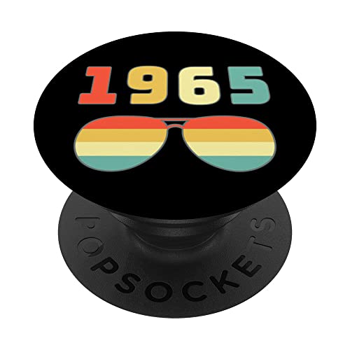 Born In 1965 Edición Limitada 1965 Cumpleaños Pop Socket 1965 PopSockets PopGrip Intercambiable