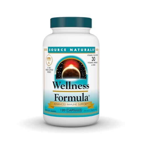 Source Naturals Wellness Formula, Advanced Immune Support - 120 Capsules | Bio-Aligned…