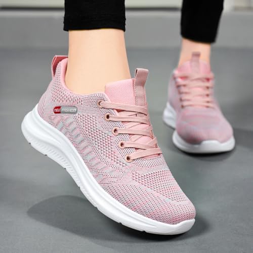 Image of Padgene Womens Sneakers Lightweight Tennis Walking Shoes Sports Running Shoes for Woman Mesh Breathable Gym Fashion Sneakers Athletic Comfortable Casual