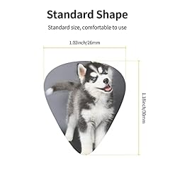 Ensemble de 12 médiators de guitare pour chien Husky mignon pour guitare acoustique, guitare électrique, contrebasse… - Les Beatles, Paul McCartney, John Lennon, RIngo Starr, George Harrison Ensemble de 12 médiators de guitare pour chien Husky mignon pour guitare acoustique, guitare électrique, contrebasse… – Image 4