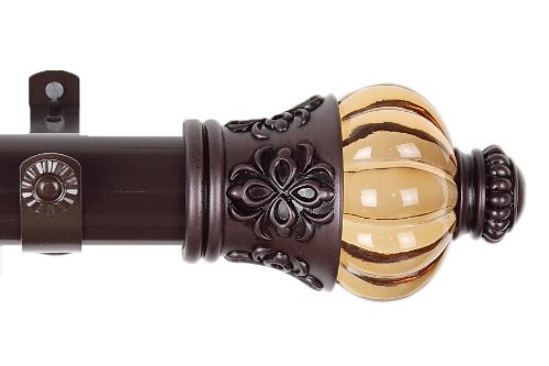 A&F Rod Decor - Majestic Curtain Rod Set 165-215 inch, 1.5