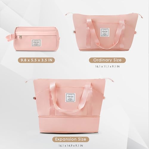 Image of Hardshell Luggage Sets, Lightweight Suitcases with Spinner Wheels, Pink