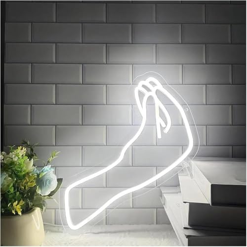 Lampe au néon geste de la main italien avec intensité variable pour déco - 2