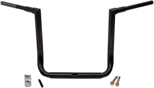 Miniatura 2 de LA Choppers LA-7364-16B - Manillar grande Twin Peaks Touring de 1-1/2 pulgadas, altura de 16 pulgadas, negro brillante