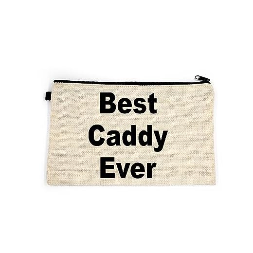 Bolsa de maquiagem Caddy, presente para Caddy, melhor organizador de todos, bolsa de higiene pessoal, presente de aniversário para ela, bolsa de maquiagem para mulheres, bolsa de presente de Natal, Branco