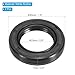PATIKIL EU Radial Shaft Seal, 2 Pcs 25mm x 40mm x 7mm Nitrile Rubber TG4 Oil Seal for Bearing Shaft Oil Pumps Engines, Black
