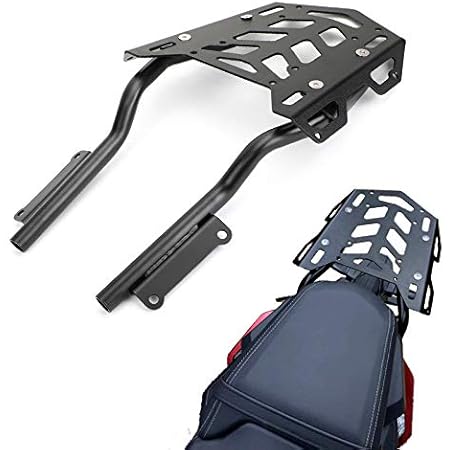 Amazon Bruce Shark ホンダ Cbr650r Cb650r 2019 2020用 ブラック リア トップケース キャリア ラゲージラック キャリア 車 バイク