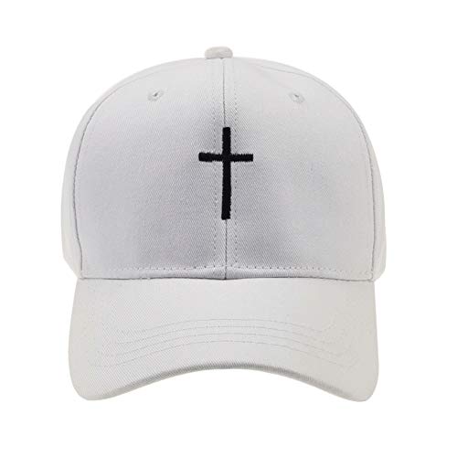 Image of Chensheng Cross Embroidery Baseball Cap,Adjustable Structured Dad Hat for Men Women Sun Hat