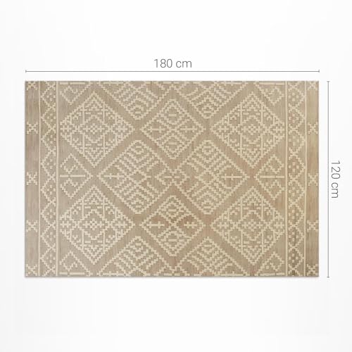 Tapis en vinyle imperméable pour rénover un sol de balcon usé