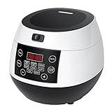 Multifunction Digital Rice Cooker and Food Steamer, 6-Cup (Uncooked) Cool-Touch, for Soup Stew Warme