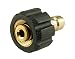 Erie Tools Pressure Washer Twist Connect M22 X 3/8" Quick Disconnect Plug 4500PSI High Pressure Brass Fitting 300° F Max Temp