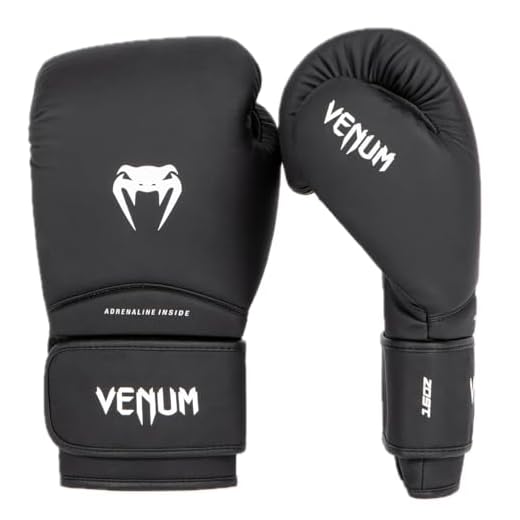 Venum Contender 1.5 Boxhandschuhe - Schwarz-Weiß - 14-Unze