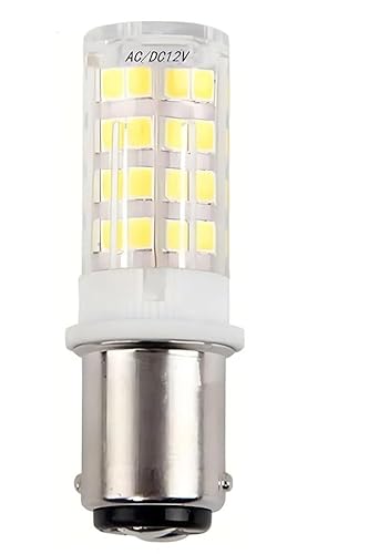 eufeifeiegds 12V 24V BA15D 1156 LEDライト BA15S 電球 LEDランプ ミシン 冷蔵庫 レンジフード 家電ランプ ダブルコネクト(赤)