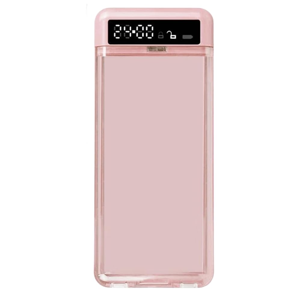 FEETER Phone Box with T-Shaped Opening LCD Timer Display Phone Lock Box Phone Locker Adult Student Self-Discipline Tool New B