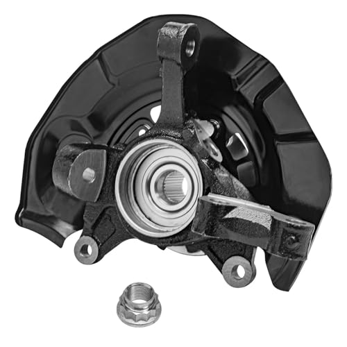 Image of Detroit Axle - AWD Front Left Steering Knuckle Wheel Hub CV Axle Kit Replacement for 2004-2010 Toyota Sienna