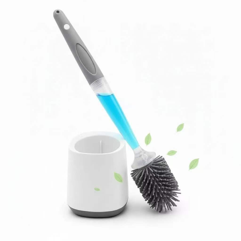 Rackhams Toilet Brush With Bleach Dispensing Handel