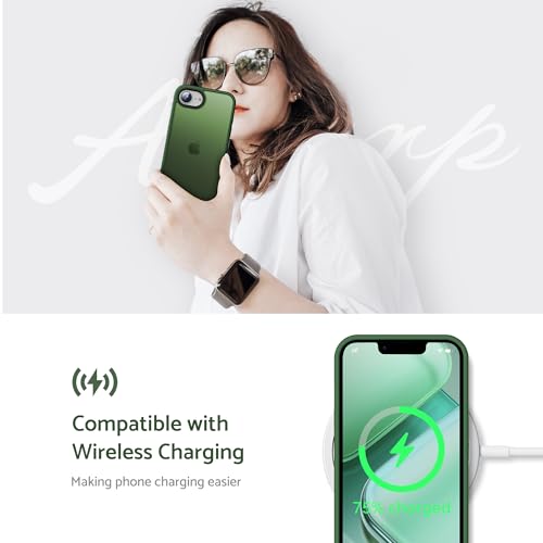 Coque mate antichoc verte pour iPhone 16e idéale pour le quotidien
