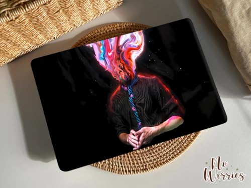 Image of NoWorries 14inch /15.6inch Laptop Skin ''Customizable'' Easy to Apply Gray Back Skin for All Laptops (Theme - Graffiti) (Scratch & Dustproop) Gray Back Material Bubble Free Laptop Skins