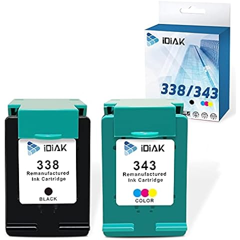 IDIAK 338 343 Remanufactured for HP 338 343 Ink Cartridges Cover