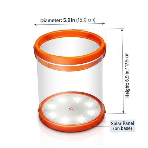 Lanterne de camping solaire gonflable avec double charge portable