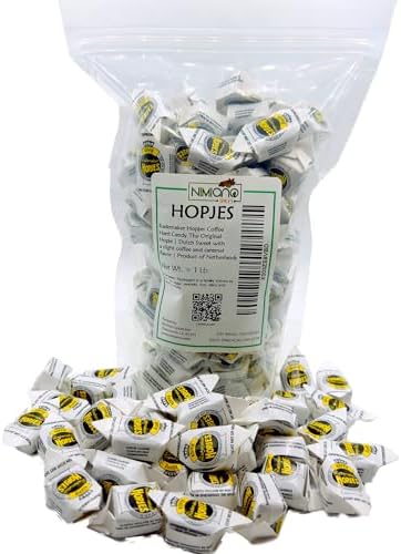 Rademaker Hopjes Coffee Candy | The Original Hopje | Dutch Sweet with a slight coffee and caramel flavor | Product of Netherlands | (1 lb.)